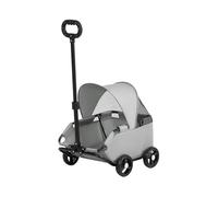 Carrito Para Gatos | Carrito Plegable Para Perros Pequeños y Gatos | Transportín Ventilado Exterior Hasta 7 Kg | Uso en Centro Comercial Parque Playa Paseos Viajes y Visitas al Veterinario