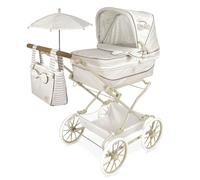 Coche Reborn Plegable Verona Con Sombrilla.para Muñecas De Hasta 55 Cm 40x90x90 Cm (decuevas - 82078)