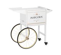 Carrito para palomitera - blanco y dorado - estilo clásico | Royal Catering