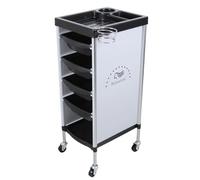 Carrito Peluqueria Carrito Auxiliar con Ruedas Carrito Organizador Carro Peluqueria Carro Almacenaje Con Ruedas Carrito Almacenaje(White)