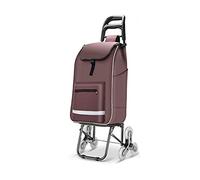 Carrito Plegable, Carritos de Servicio portátiles con Ruedas Plegables for Subir escaleras, lavandería, comestibles y Equipaje