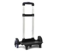 Carrito plegable con 6 mochilas, carro con asa telescópica, equipaje, equipaje de viaje, carro de mano para estudiantes, niños y niñas