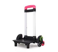 Carrito plegable de 6 ruedas, carrito de aleación de aluminio, carrito de mano para estudiantes, mochila de viaje, carrito de mano para estudiantes, mochila de 6 ruedas, carrito plegable de mano para