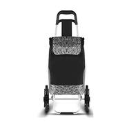 Carrito plegable de acero inoxidable, carrito de compras ligero y portátil con ruedas de escalada, ideal para un fácil transporte de bolsas y comestibles