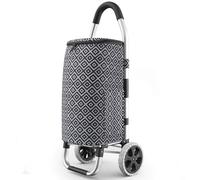 Carrito plegable de aluminio ligero - Carrito de la compra multifuncional para un fácil transporte y almacenamiento conveniente (D)