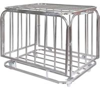 Carrito plegable de bolas rodante con tapa, almacenamiento de equipos deportivos y nización, ideal para equipos y entrenadores, diseño portátil para un fácil transporte