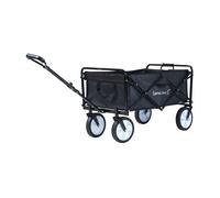 Carrito plegable de playa stenlille max. 80 kg - negro [pro.tec]