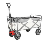 Carrito Plegable for Exteriores, Carrito de Compras, Picnic, portátil for, Camping, con Ruedas(Red)