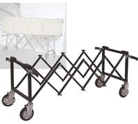 Carrito plegable para ataúd, camilla funeraria y camión de iglesia, carrito plegable portátil para uso funerario