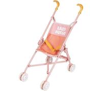 Carrito Plegable Smoby Baby Nurse Para Muñecas Hasta 42 cm Rosa