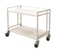 Carrito Puesto de Vendedor Carritos De Exhibición Plegables Con Ruedas, Carrito Utilitario De 2 Niveles Con Ruedas Para Venta Ambulante, Almacenamiento En El Hogar, Estante Metálico Independiente.(Whi