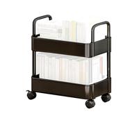 Carrito rodante de almacenamiento de 2 niveles, carrito utilitario rodante, carrito de cocina con ruedas, estante de almacenamiento, estante de frutas y verduras, estantería móvil, varios niveles,