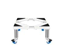 Carrito rodante multifuncional para lavadora y refrirador, base extensible de 45 a 65 cm con 4 ruedas, ahorra espacio debajo del escritorio