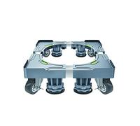 Carrito universal ajustable para electrodomésticos con ruedas bloqueables - Lavadora, secadora y base de refrigerador multifuncional - Se adapta a 42-65 cm - 4 patas para mayor estabilidad