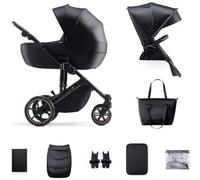 Carrito de bebé 2 piezas PRIME 2 negro