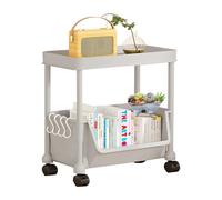 Carritos de archivos rodantes, estante de almacenamiento de cocina con ruedas, organizador de maquillaje con ruedas, para interiores, baño, estudio, escuela, oficina, documentos, DVD, laptop