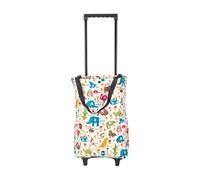 Carritos De Compras para Comestibles - Carrito De Compras con Ruedas De 45x30x37cm | Bolsa Compraas Plegable con Ruedas | Bolsa De Comestibles para Acampar, Al Aire Libre, Playa, Mercado, Alma