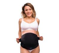 Carriwell Faja de Embarazo Deluxe Ajustable | Cinturón de Soporte Abdominal Elástico y Transpirable | Alivia el Dolor Lumbar | Cómoda, se Adapta a la Evolución del Vientre | S/M