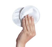 Carriwell Pack 6 Discos de Lactancia Lavables de Seda y Algodón Orgánico | Reutilizables, Absorbentes y Suaves | Efecto Calmante para Pezones Sensibles | Transpirables y Antifugas con Bolsa de Lavado