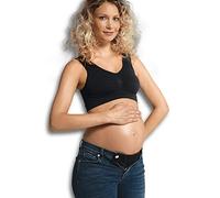 Carriwell Parrilla Flexible Hecha De Algodón Orgánico, La Extensión De Banda De Cintura Elástica, Transforma Los Pantalones Normales En Ropa De Maternidad Mujeres[Multicolor][Talla única]