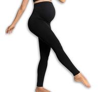 Carriwell Polainas De Embarazo De Apoyo, Pantalones Cómodos De Maternidad Con Bajo Vientre De Inserción, Alivia El Dolor De Espalda Durante El Embarazo, Transpirable Mujeres[Negro][Xtra Grande]
