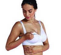 Carriwell Seamless Gelwire - Sujetador de lactancia, color Blanco, talla L