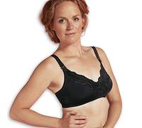 Carriwell Sujetador Gota Taza Todavía Cordón, Bustier Atractivo con El Cordón Femenino, No De Hierro, con Banda Elástica Mujeres[Negro][yo]