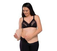 Carriwell Vientre Banda Ajustable Con Cierre De Velcro, Es Compatible Con La Regresión Después Del Embarazo, Barriga Vendaje, Reduce Las Estrías Mujeres[Beige][Pequeño mediano]