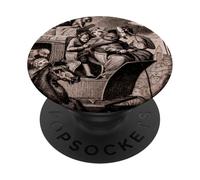 Carro Antiguo de alegoría de la codicia y la necedad PopSockets PopGrip Adhesivo