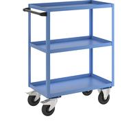Carro auxiliar de montaje eurokraft pro, 3 pisos, carga máx. 350 kg