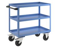 Carro auxiliar de montaje eurokraft pro, 3 pisos, carga máx. 350 kg