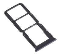 Carro bandeja de alojamiento tray compatible con OPPO A16 / A16S CPH2269 CPH2271 porta tarjeta nano Sim1+ SIM 2 + ranura para memoria Micro SD Card (negro)