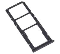 Carro bandeja de alojamiento tray compatible con Xiaomi Redmi Note 11 4G Global Redmi Note 11s 4G Poco M4 Pro 4G MZB0B5VIN porta tarjeta nano Sim1+SIM 2+ranura memoria Micro SD Card (negro)