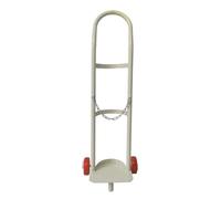 Carro Bombona Butano Carro para Cilindros de Oxígeno para Soldadura con Acabado con Pintura en Polvo, Carro para Tanques de Gas de Almacenamiento Organizado para Hospitales con Ruedas y Cadena de Segu