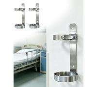 Carro Bombona Butano Lote de 2 Soportes de Pared para Estante de Cilindros de Gas, Estante Colgante Ahorraespacio Cilindros de Oxígeno C, D, E, Soportes Almacenamiento(S)