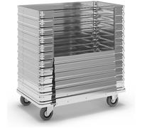 Carro caja de aluminio ZARGES, capacidad 350 l