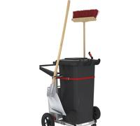 Carro colector de residuos Carrier Original FLORA, para 1 colector de residuos, 80 - 240 l, con utensilios