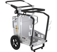 Carro colector de residuos Picobello Compact FLORA, soporte fijo para bolsas de basura