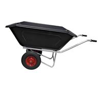 Carro compacto con bastidor inferior galvanizado neumáticos, 350 l