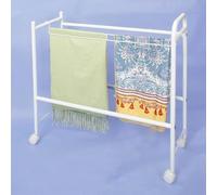 Carro Compacto para Pantalones con Ruedas giratorias - Percheros y toalleros Que ahorran Espacio para armarios y guardarropas pequeños - Solución de Percha Multifuncional