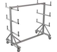 Carro con brazos SUPPORT con perfil de aluminio L x A x H 1750 x 890 x 1600 mm