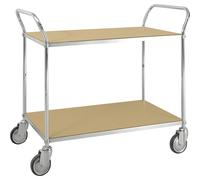 Carro con pisos ESD Kongamek, 4 ruedas de maniobra, 2 camas