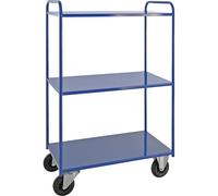 Carro con pisos KM41 Kongamek, 3 pisos con remate, L x A x H 955 x 550 x 1490 mm