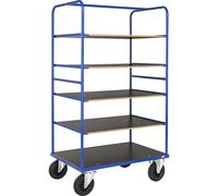 Carro con pisos multiusos KM338 Kongamek, L x A x H 1000 x 700 x 1800 mm