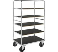 Carro con pisos multiusos KM338 Kongamek, L x A x H 1200 x 800 x 1800 mm
