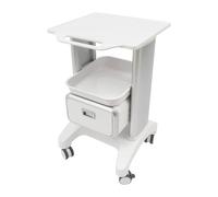 Carro con ruedas, carrito médico, capacidad de carga de 100 kg, carrito de cosméticos con ruedas giratorias, portátil, carrito auxiliar, carrito de estudio para laboratorio, clínica, hospital, salón