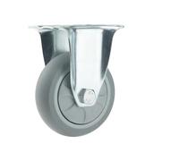Carro con Ruedas for Servicio Pesado, Ruedas giratorias con Bloqueo de 3/4/5 Pulgadas, Rueda de Carro, Transportador de carretilla Industrial de Alta Carga, Rueda de Goma(1pc fixed wheel,3 inch)