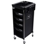 Carro de Almacenamiento de Plástico Resistente Al Desgaste, Carro de Peluquería, Tienda de SPA, Peluquería, Hogar para Salón de Belleza