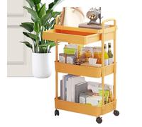 Carro De Almacenamiento Rodante - Carro De Almacenamiento Con Ruedas, Carro De Almacenamiento De Estante Plegable | Carro De Almacenamiento De Soporte De Almacenamiento Organizador De Baño