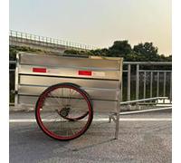 Carro de basura de acero resistente, carrito de basura de metal con ruedas giratorias, carro con ruedas universal for botes de basura(B)